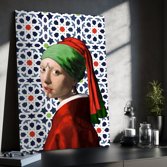 Girl with a Pearl Earring in a Riad